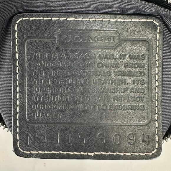 Coach Vintage Y2K Black Signature Demi Bag - Picture 6 of 6